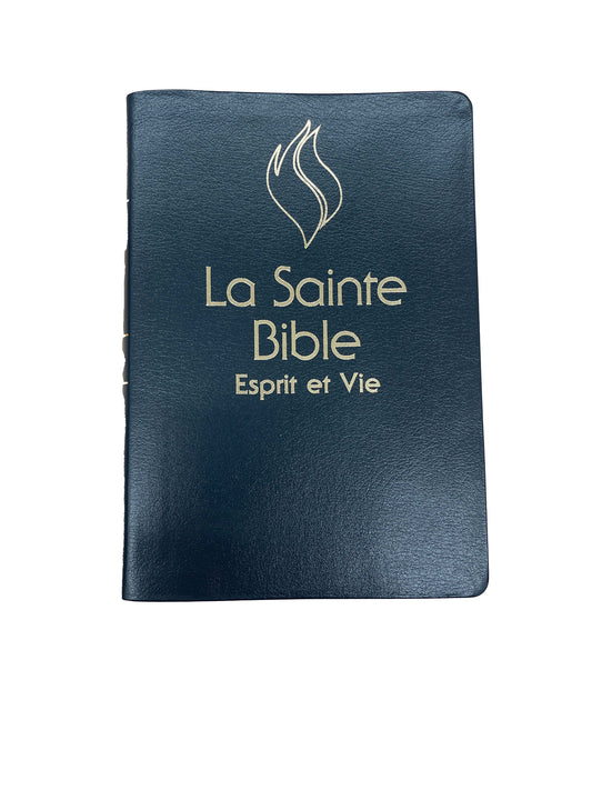 Bible Esprit et Vie | Deluxe Cuir Bleu | Coffret rigide | Modèle 2025