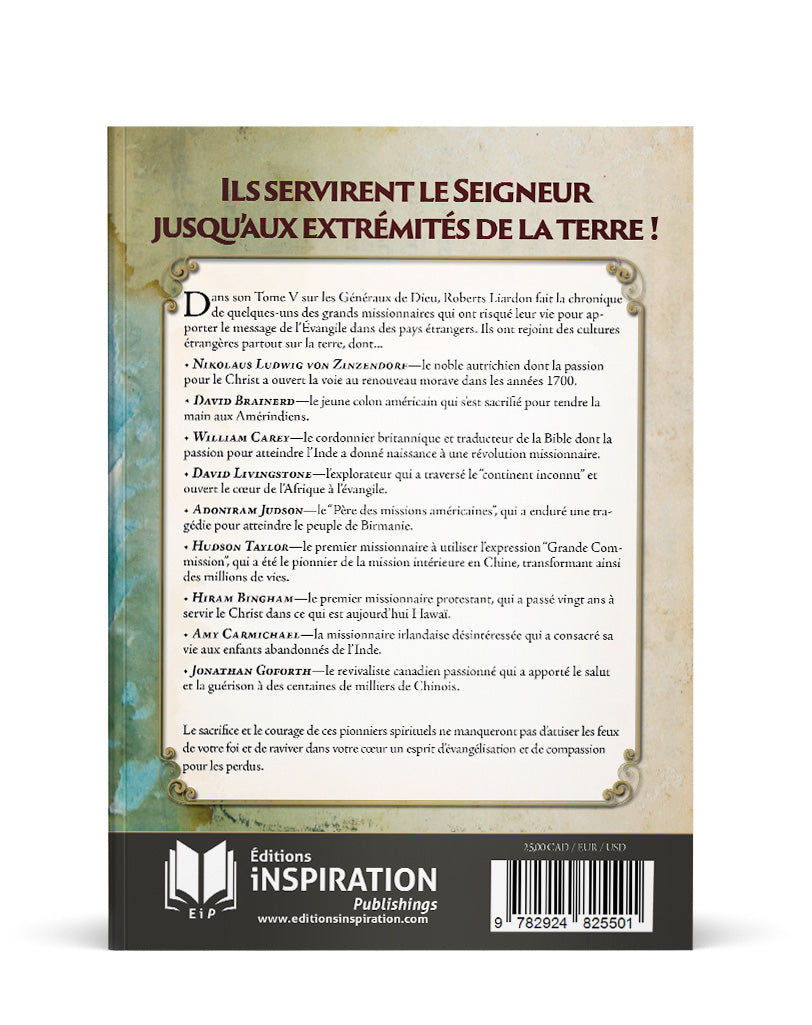 Les missionnaires - Les généraux de Dieu Tome V