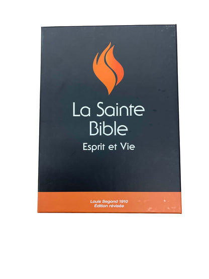 Bible Esprit et Vie | Deluxe Cuir Bleu | Coffret rigide | Modèle 2025