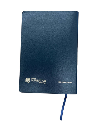 Bible Esprit et Vie | Deluxe Cuir Bleu | Coffret rigide | Modèle 2025