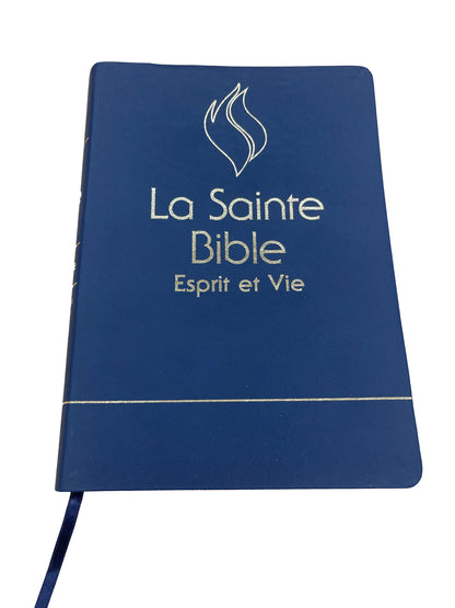 Bible Esprit et Vie | PU Souple Bleu | Modèle 2025