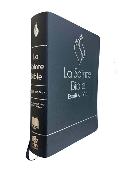 Bible Esprit et Vie | PU Souple Noir | Modèle 2025