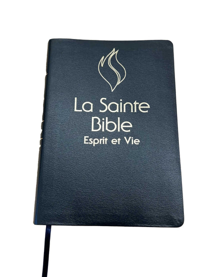 Bible Esprit et Vie | PU Souple Noir | Modèle 2025