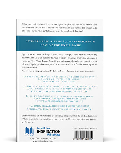 Les 17 lois infaillibles du travail en équipe - Boutique iNSPIRATION
