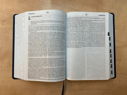 Bible Esprit et Vie Edition Nuit PU Bleu - Boutique iNSPIRATION