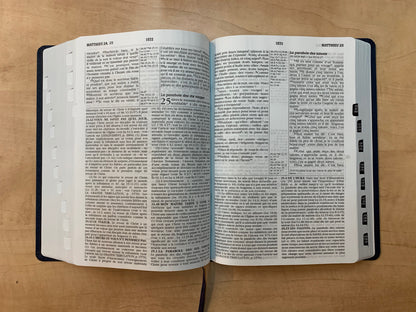 Bible Esprit et Vie Edition Nuit PU Bleu - Boutique iNSPIRATION