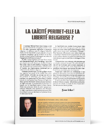 Prêcher la vérité à une époque laïque | Ressources pastorales numéro 15